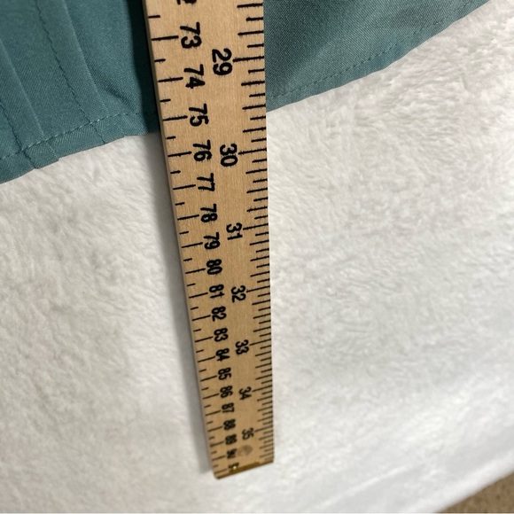 Covington Women’s Blouse Teal Blue Size 22W Button Up‎ Grandmacore Cottagecore - Picture 8 of 9